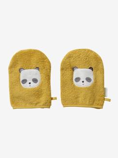 2er-Pack Baby Waschhandschuhe, Panda oder Tiger Oeko Tex  [numero-image]