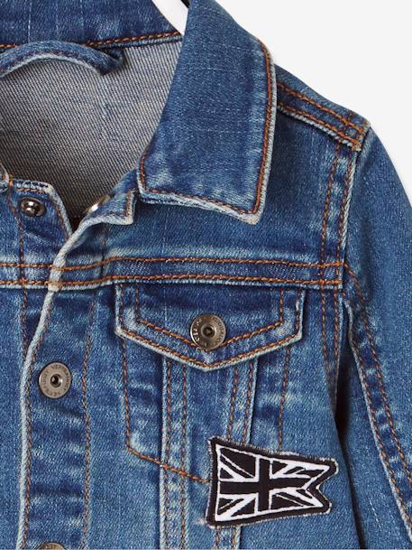 Jeansjacke für Baby Jungen, Union-Jack blue stone 3