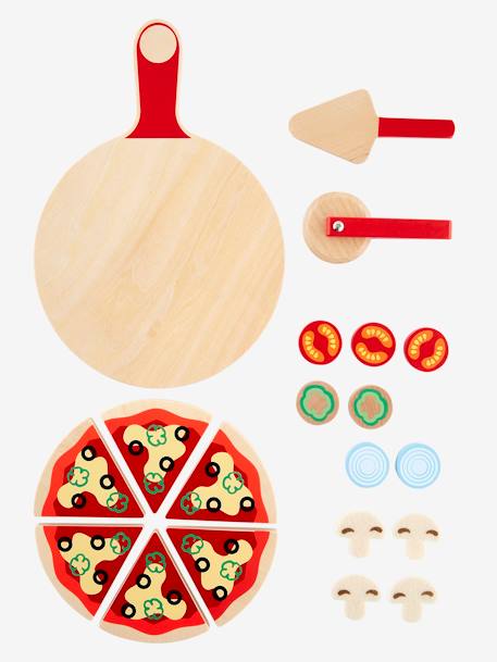 Kinder Pizza-Set, Holz FSC® mehrfarbig 4