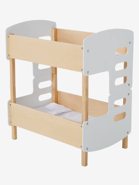 Puppen-Stockbett PETITE MAISON Holz FSC® weiß/natur 3