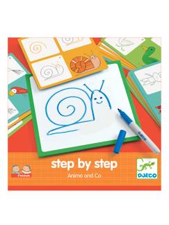 -Step by Step Mal-Set ANIMALS DJECO