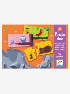 Spielzeug-Lernspielzeug-Puzzles-Duo-Puzzle MUTTI & BABY DJECO