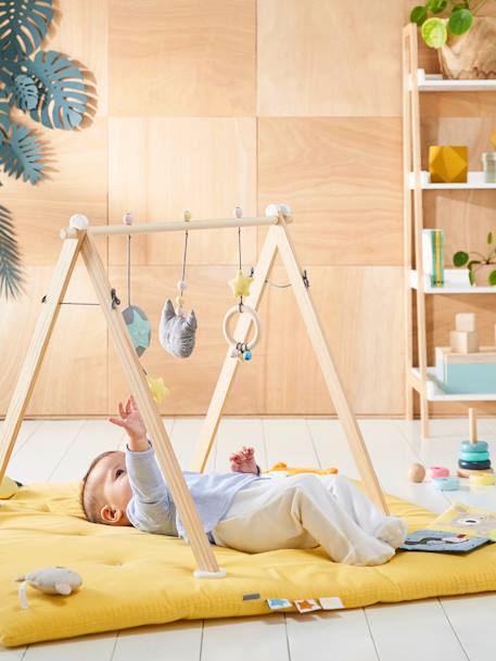 Baby Activity-Decke TROPIK ohne Spielbogen senfgelb 3