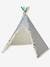 Kinder Spielzelt SIOUX, wendbares Tipi mit Holzstangen, FSC® - weiß/blau bedruckt - 4