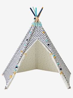 Spielzeug-Kinder Spielzelt SIOUX, wendbares Tipi mit Holzstangen, FSC®