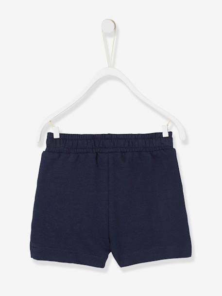 Jungen Baby Sweat-Bermudas Oeko-Tex - aqua+braun+dunkelblau+weiß/marine gestreift - 8