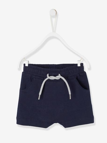 Jungen Baby Sweat-Bermudas Oeko-Tex - aqua+braun+dunkelblau - 7