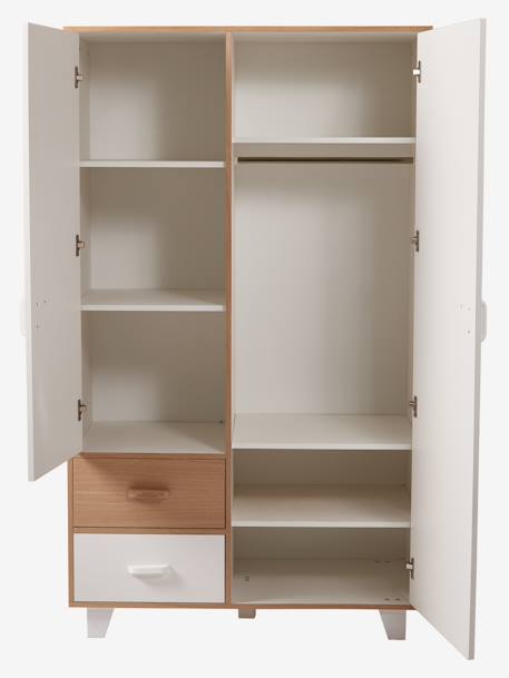 Kinder Kleiderschrank HOPLA, 2 Türen - weiß - 9