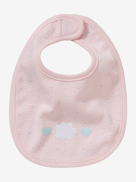 5er-Pack Baby Lätzchen Oeko-Tex pack rosa/katzenfreunde 2