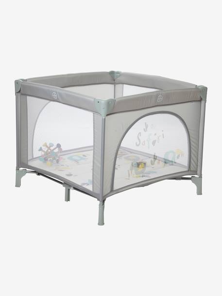 Baby Reise-Laufgitter BABY'PARK grau+marine 1