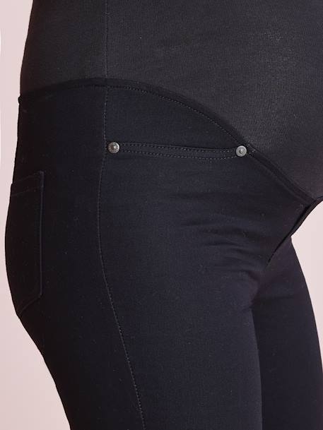 Umstands-Treggings, Schrittlänge 82 cm - dunkelbraun+schwarz - 14