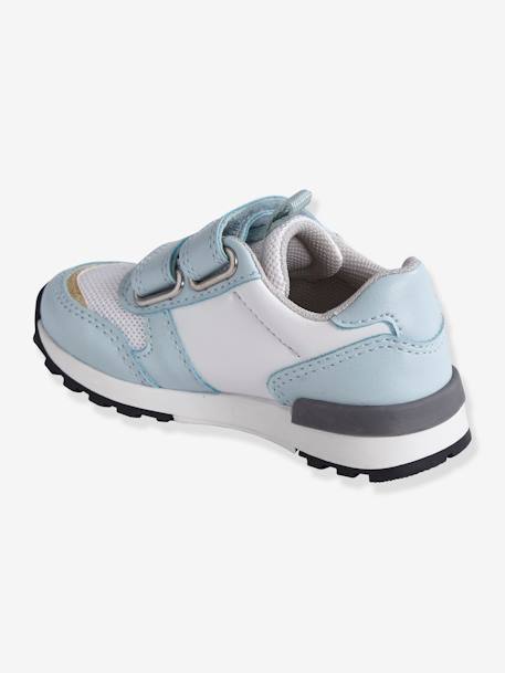 Mädchen Baby Sneakers mit Klett hellblau 3