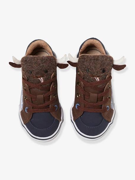 Jungen Baby Sneakers mit mittelhohem Schaft blau 4