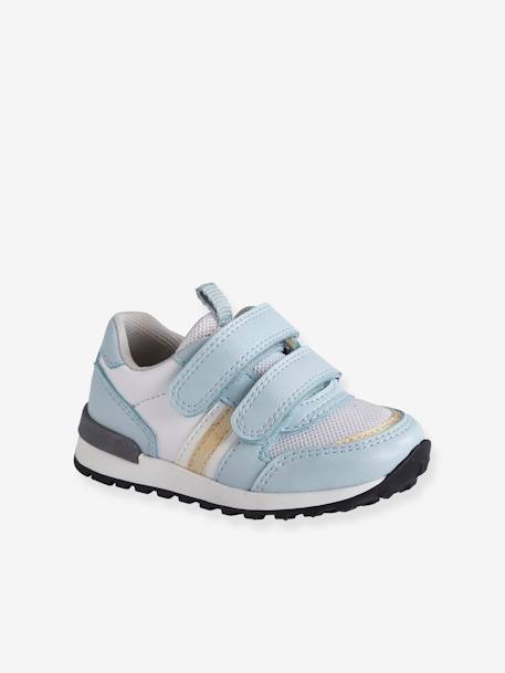 Mädchen Baby Sneakers mit Klett hellblau 1