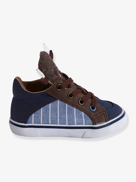 Jungen Baby Sneakers mit mittelhohem Schaft - blau - 2