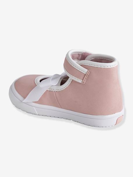 Mädchen Baby Sneakers, Klett hellbeige 3