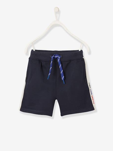 Jungen Sport-Shorts, Zierstreifen - marine - 3