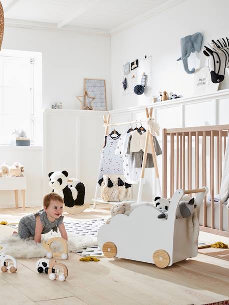 Kinderzimmer Fahrbare Spielzeugkiste WOLKE weiß 4