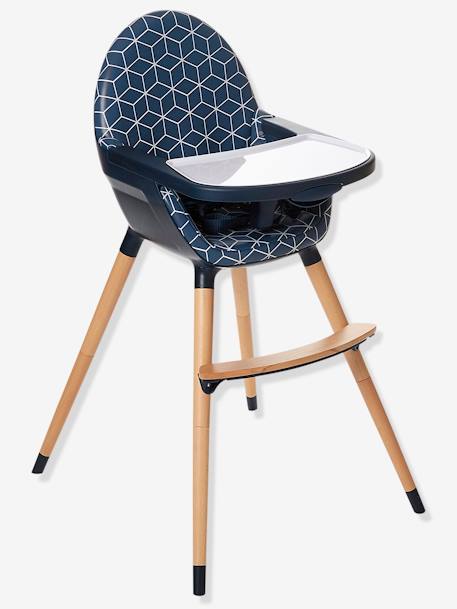 Mitwachsender Kinder Hochstuhl TOPSEAT blau bedruckt 1