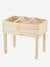 Pflanzkiste aus Holz, Hochbeet beige 6