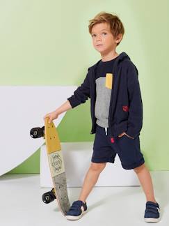 Jungenkleidung-Jungen Bermudas, Sweatware BASIC Oeko-Tex, Bundweite verstellbar