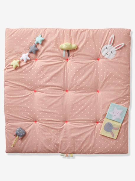 Baby Activity-Decke SWEET FUN - rosa bedruckt - 1