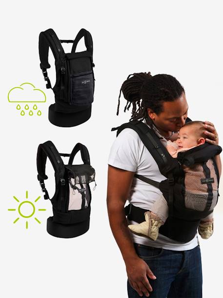 Set: Babytrage PhysioCarrier 2 mit Zubehör LOVE RADIUS by JPMBB schwarz/anthrazit 7