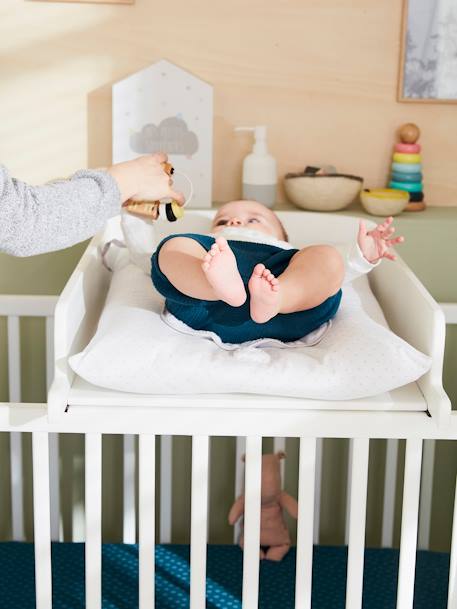 Wickelaufsatz für Babybetten - weiß - 1