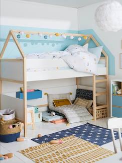 Kinderzimmer-Kindermöbel-Babybetten & Kinderbetten-Kinderbetten-Kinder Hochbett in Hausform CABANE