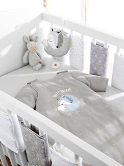 Dekoration & Bettwäsche-Babybettwäsche-Polster für Babybett-Gitterstäbe POLARWOLF Oeko-Tex