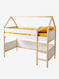 Kinderzimmer-Kindermöbel-Babybetten & Kinderbetten-Kinder Hochbett in Hausform CABANE