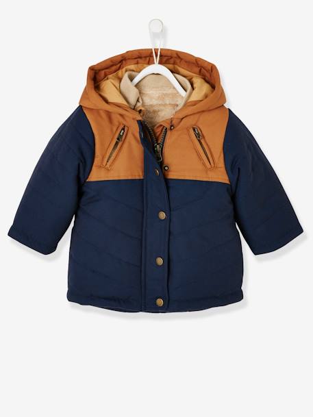 3-in-1 Jungen Baby Winterjacke, Recycling-Polyester nachtblau+tannengrün 5