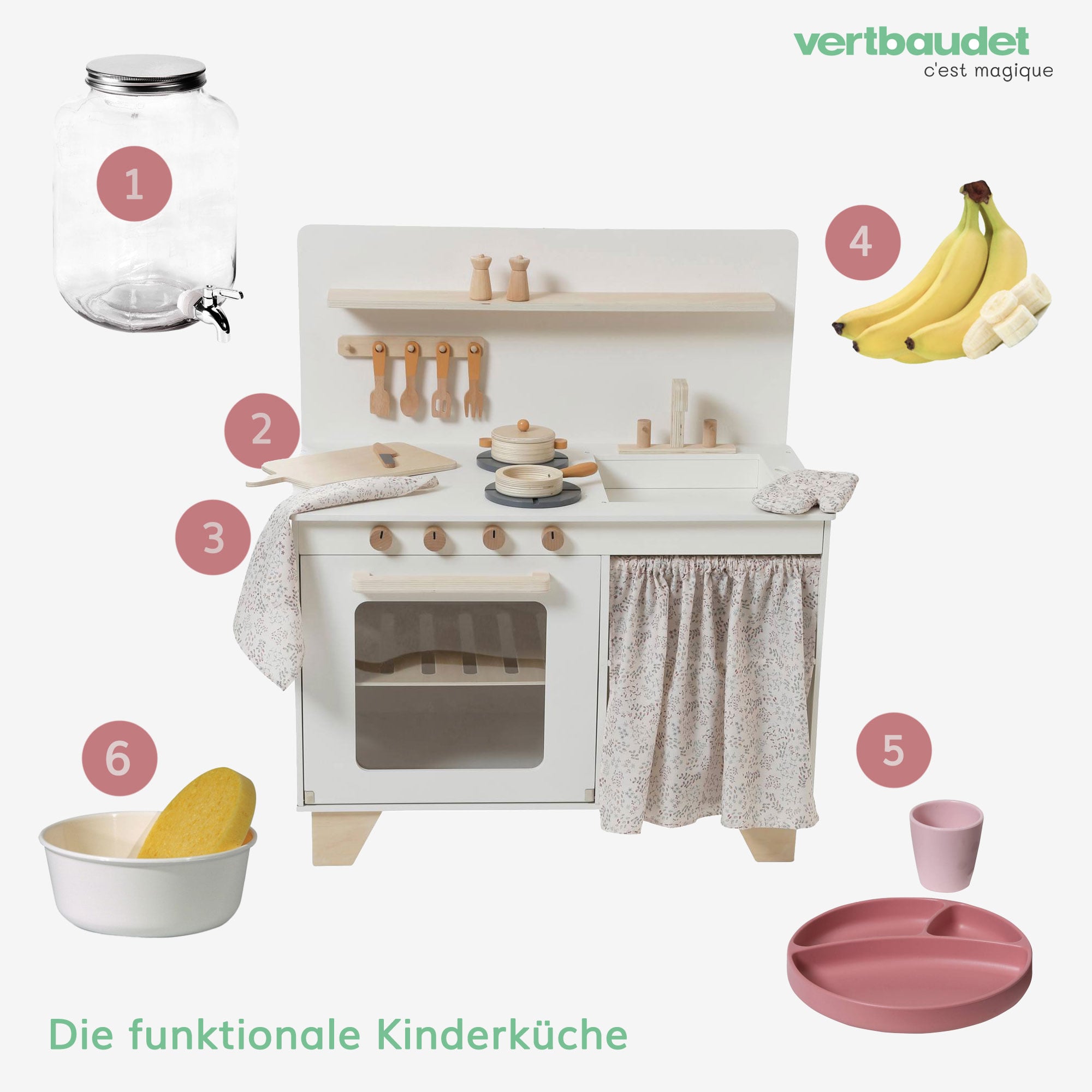 Montessori-Spielküche mit Funktion