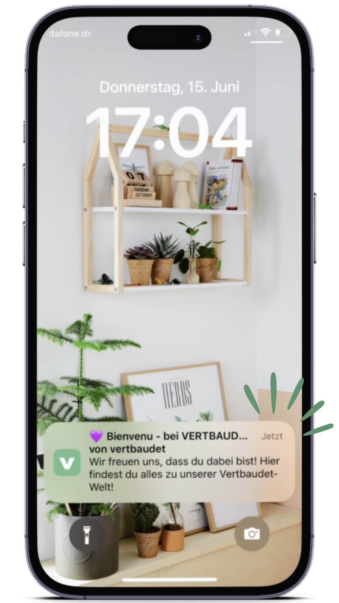 Anleitung Homescreen-Button, vertbaudet-App IOS einrichten